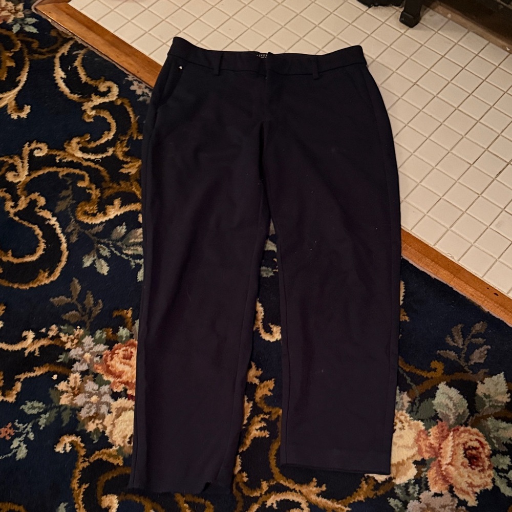 Liverpool Women's Navy Ankle stretch knit trousers - worn about‎ 5x. 98 retail
